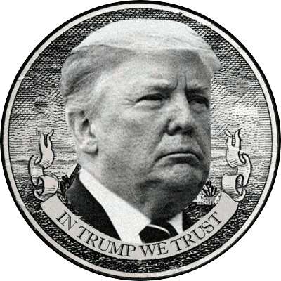 In Trump We Trust logo