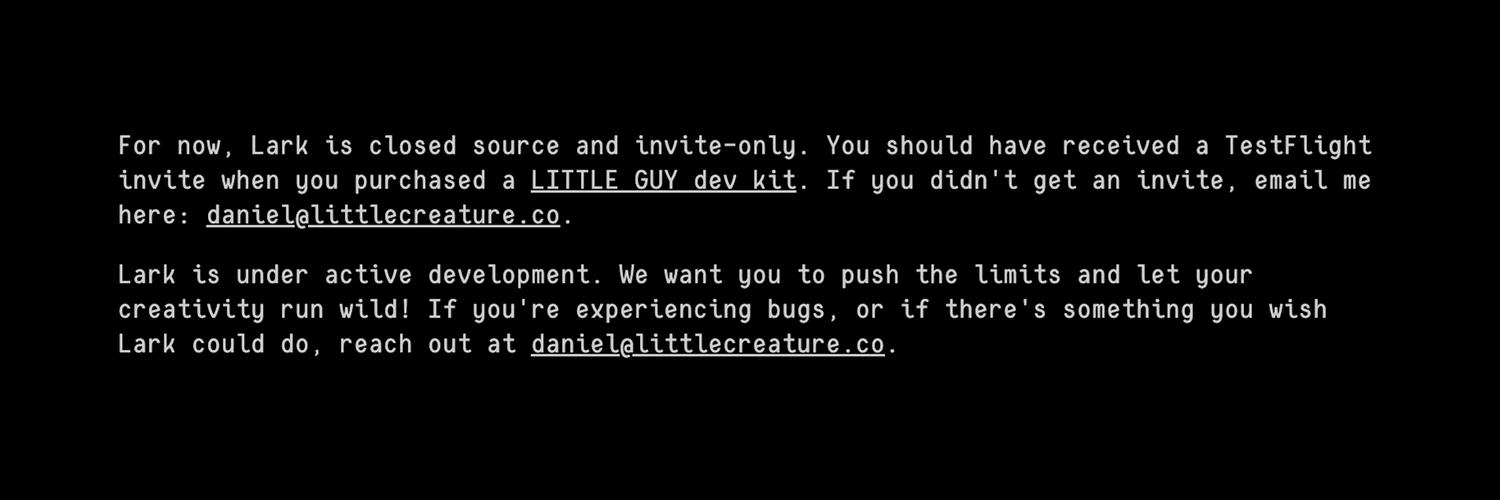 just a little guy banner