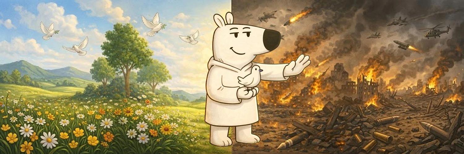 Just a peace guy banner