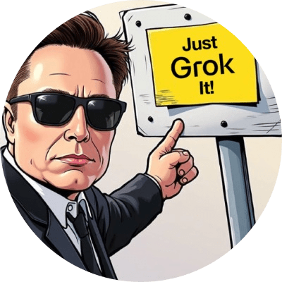 Just Grok It! Coin logo