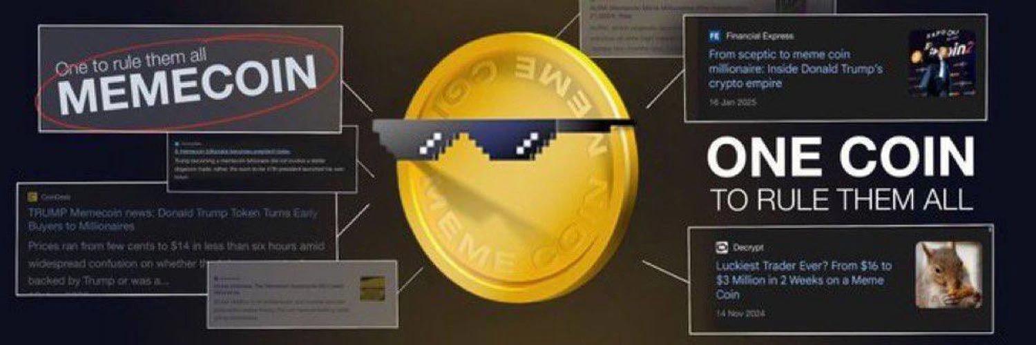 just memecoin banner