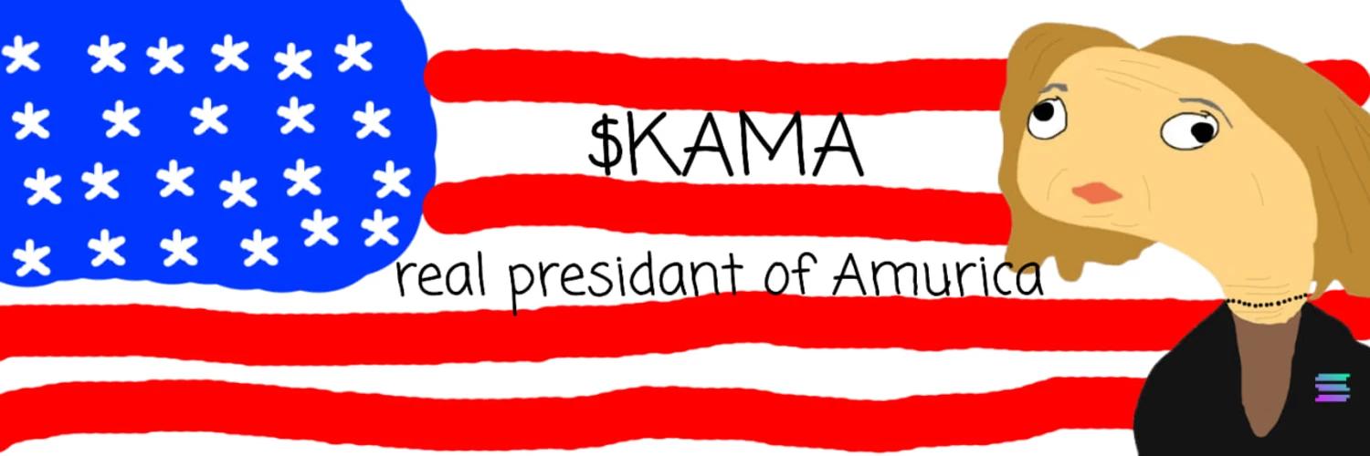 Kamala Horris banner