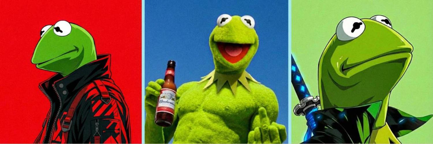 KERMIT THE FROG banner