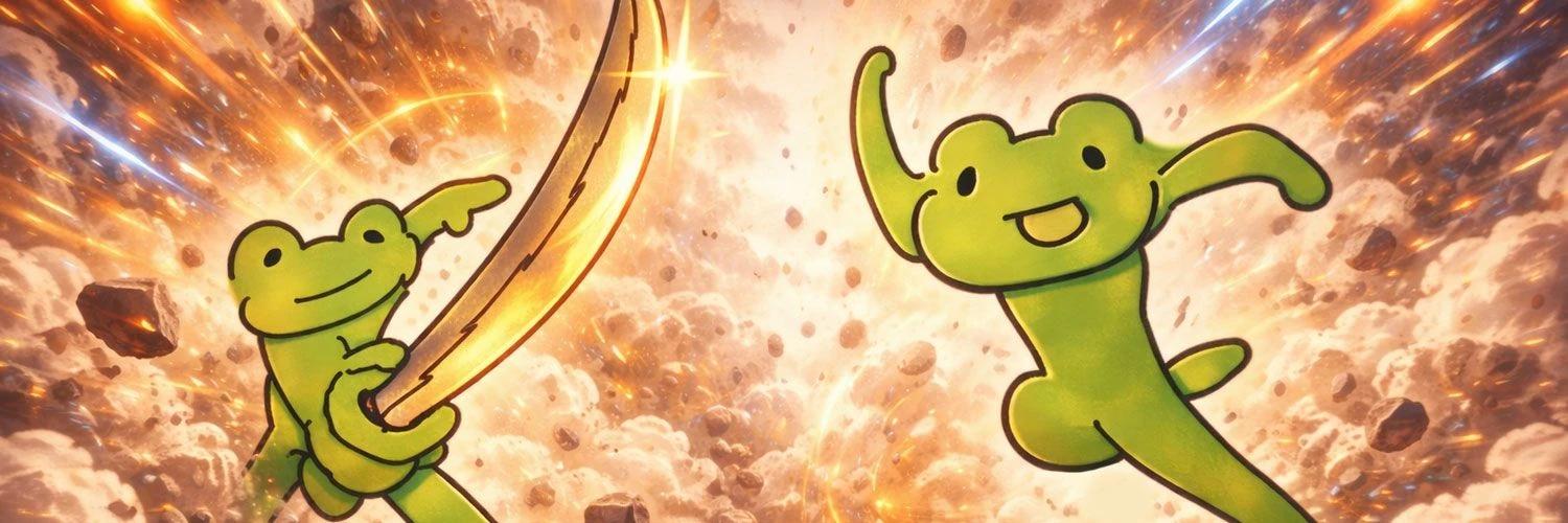 kinton the frog banner