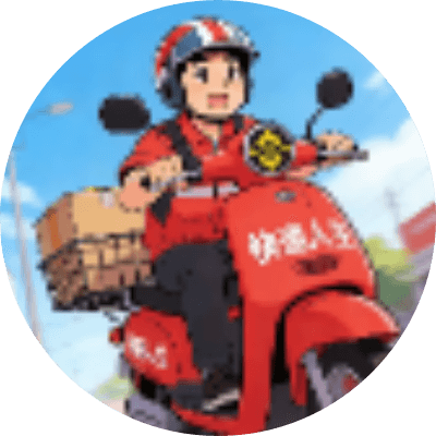 快递人生 logo