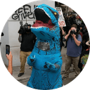 LA Riots Dinosaur