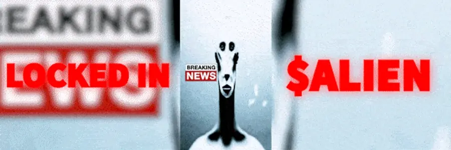 LOCKED IN ALIEN banner