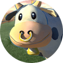 Mario Kart Cow
