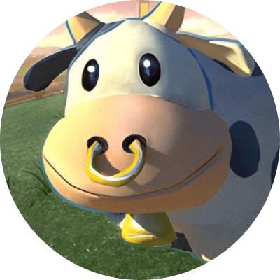 Mario Kart Cow logo