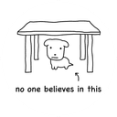 no one believes in this