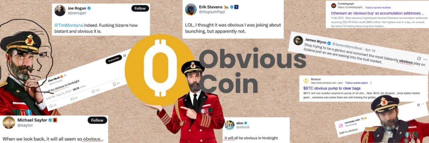 OBVIOUS COIN banner