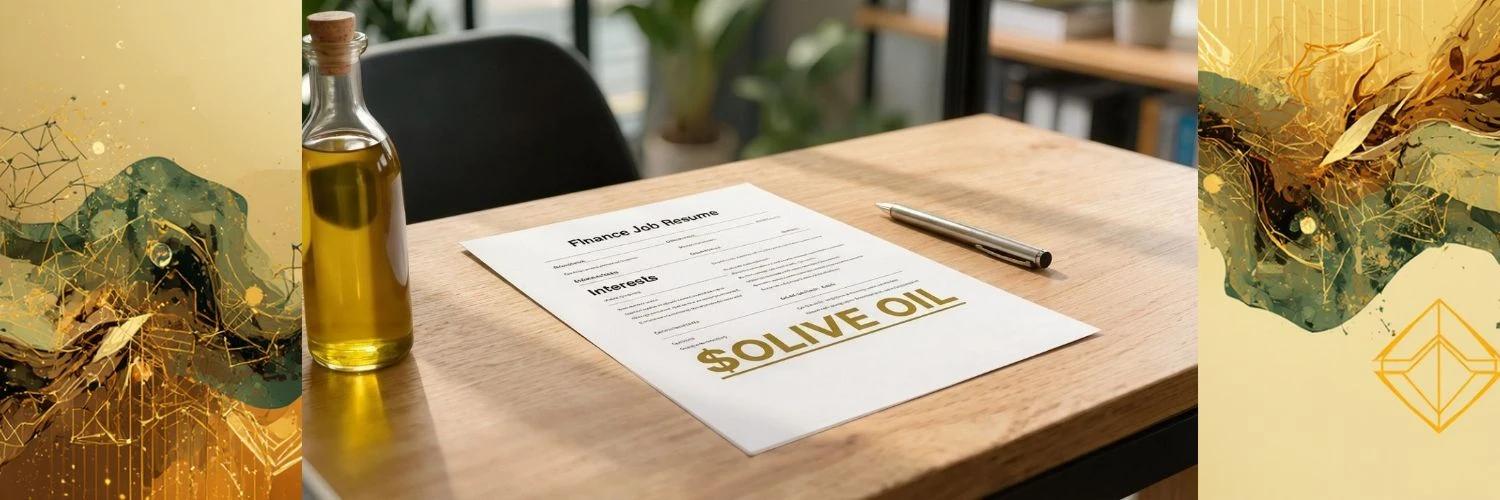 Olive oil banner