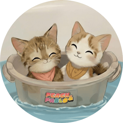 Peach and Pablo logo
