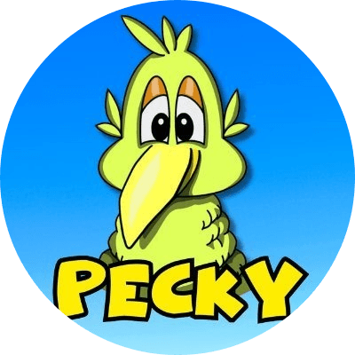 Pecky logo