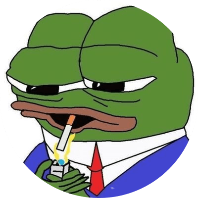 PEPE SMOKIING logo