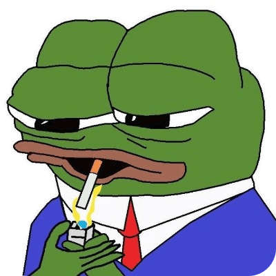 pepe wif cig logo