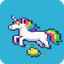 Pixelated Farting Unicorn
