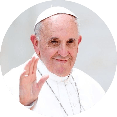 Pope on solana logo