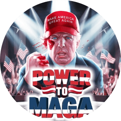 Power to Maga logo