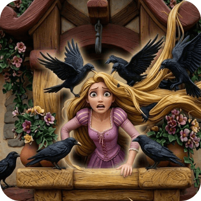 Princess Rapunzel logo
