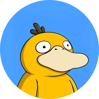 Psyduck into the PokeVerse logo