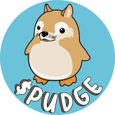 PUDGY DOGE SUI logo