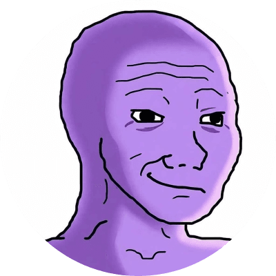 Purple Wojak logo