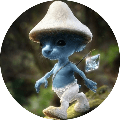Real Smurf Cat logo