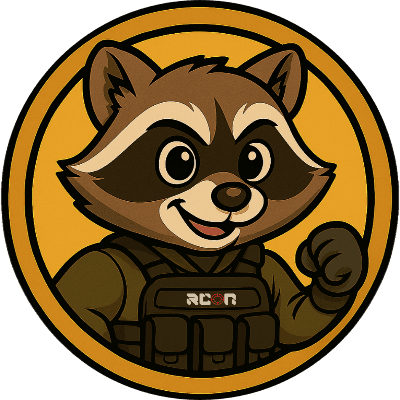 RECON RACCOON logo
