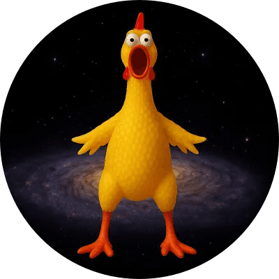 Screaming Rubber Chicken logo