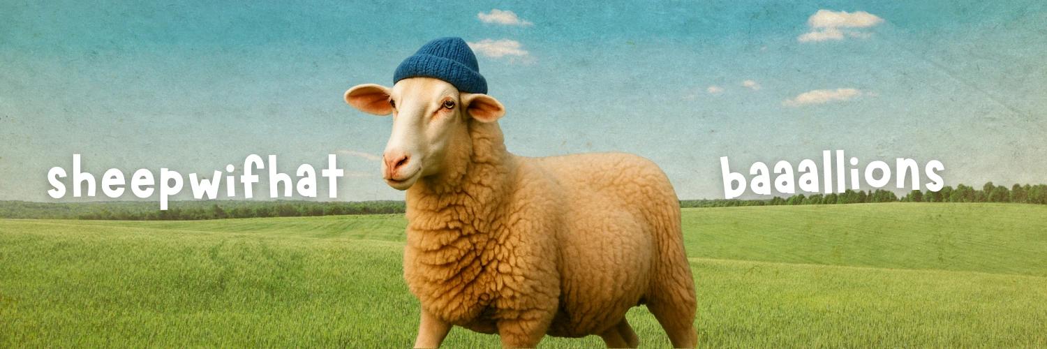 Sheep Wif Hat banner