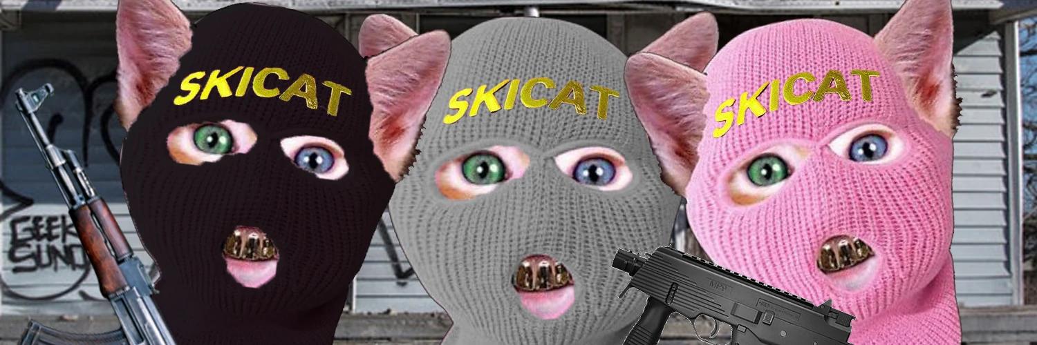 SKI MASK CAT banner