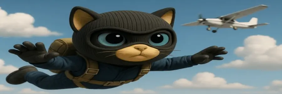 Ski Mask Kitten banner