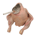 Smoking Chicken Fish