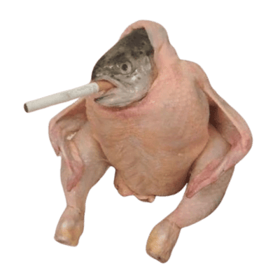 Smoking Chicken Fish logo