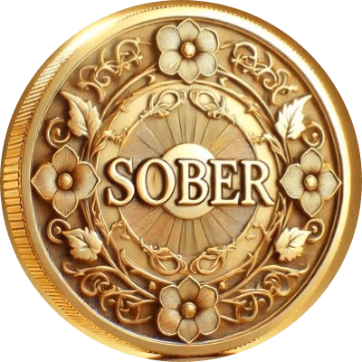 Sober coin logo