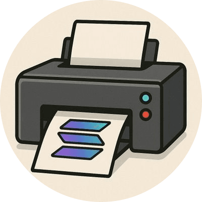 SOLANA PRINTER logo