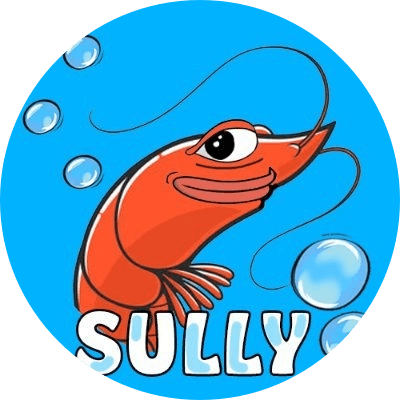 Sully the shrimp logo