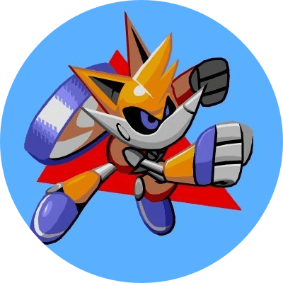 Tails on Sonic logo