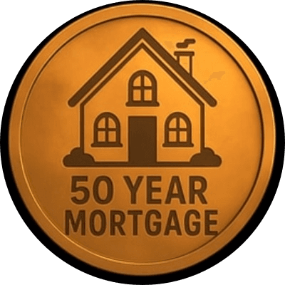 The 50 Year Mortgage logo
