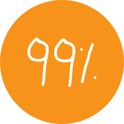 The 99% Community logo