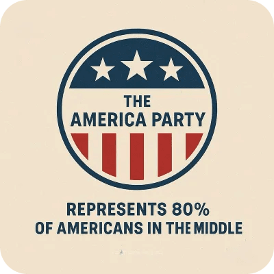 The America Party logo