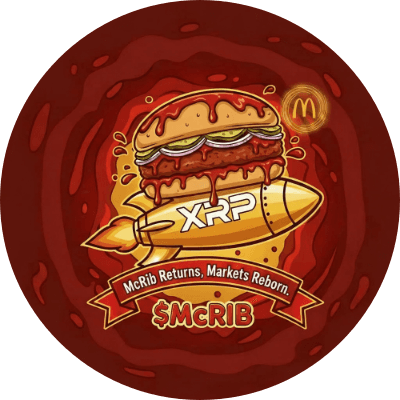 The McRIB Prophecy logo