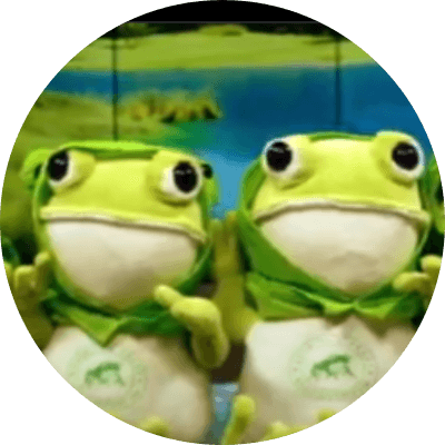 The Straight Frog logo