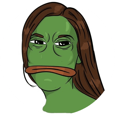 The wife of Pepe The Frog logo