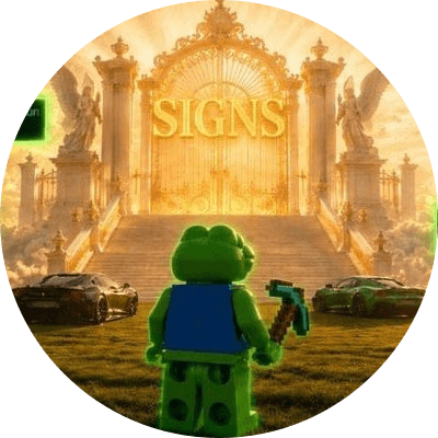 There will be signs logo