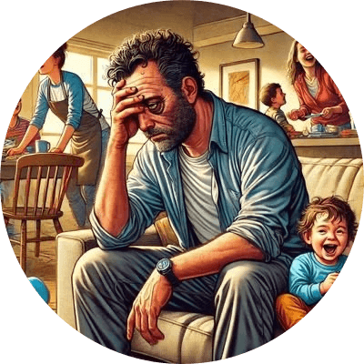 Tired Dad logo