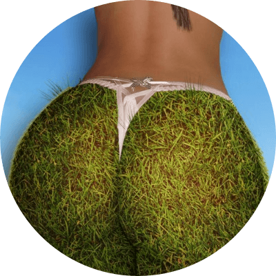 touching ass  logo