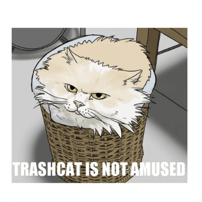 Trashcat logo