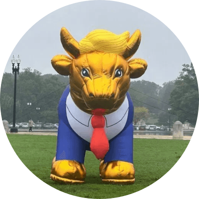 Trump's Golden Bull logo